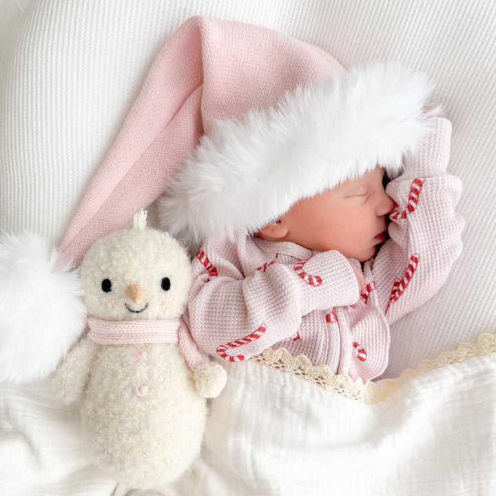 Cuddle + Kind Santa Hat | Baby Pink