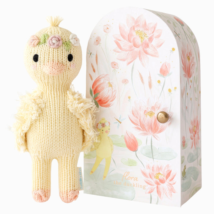 Cuddle + Kind Tiny Flora The Duckling (Mauve)