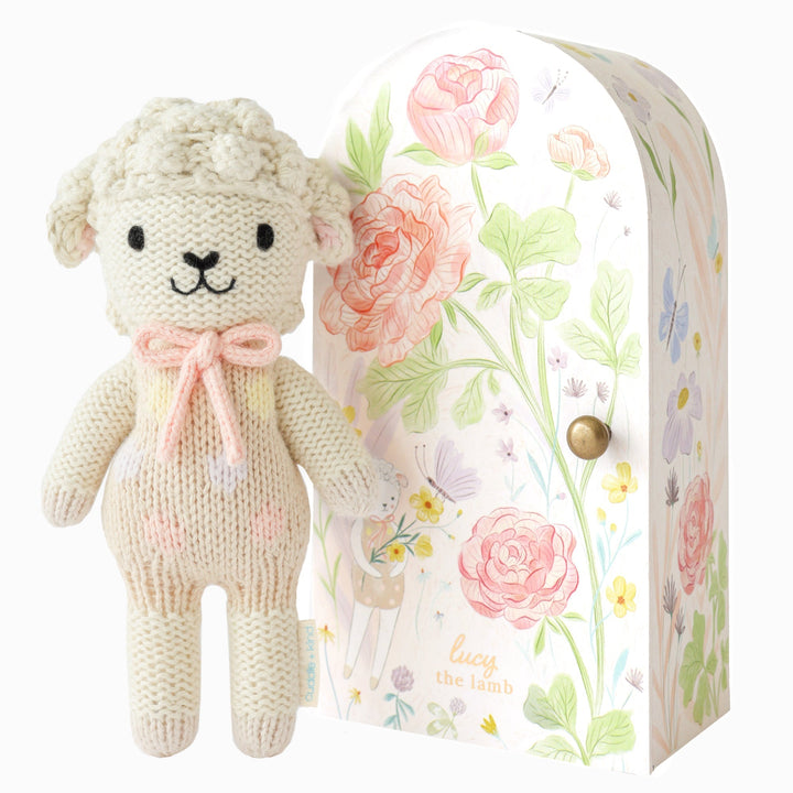 Cuddle + Kind Tiny Lucy The Lamb (Pastel)