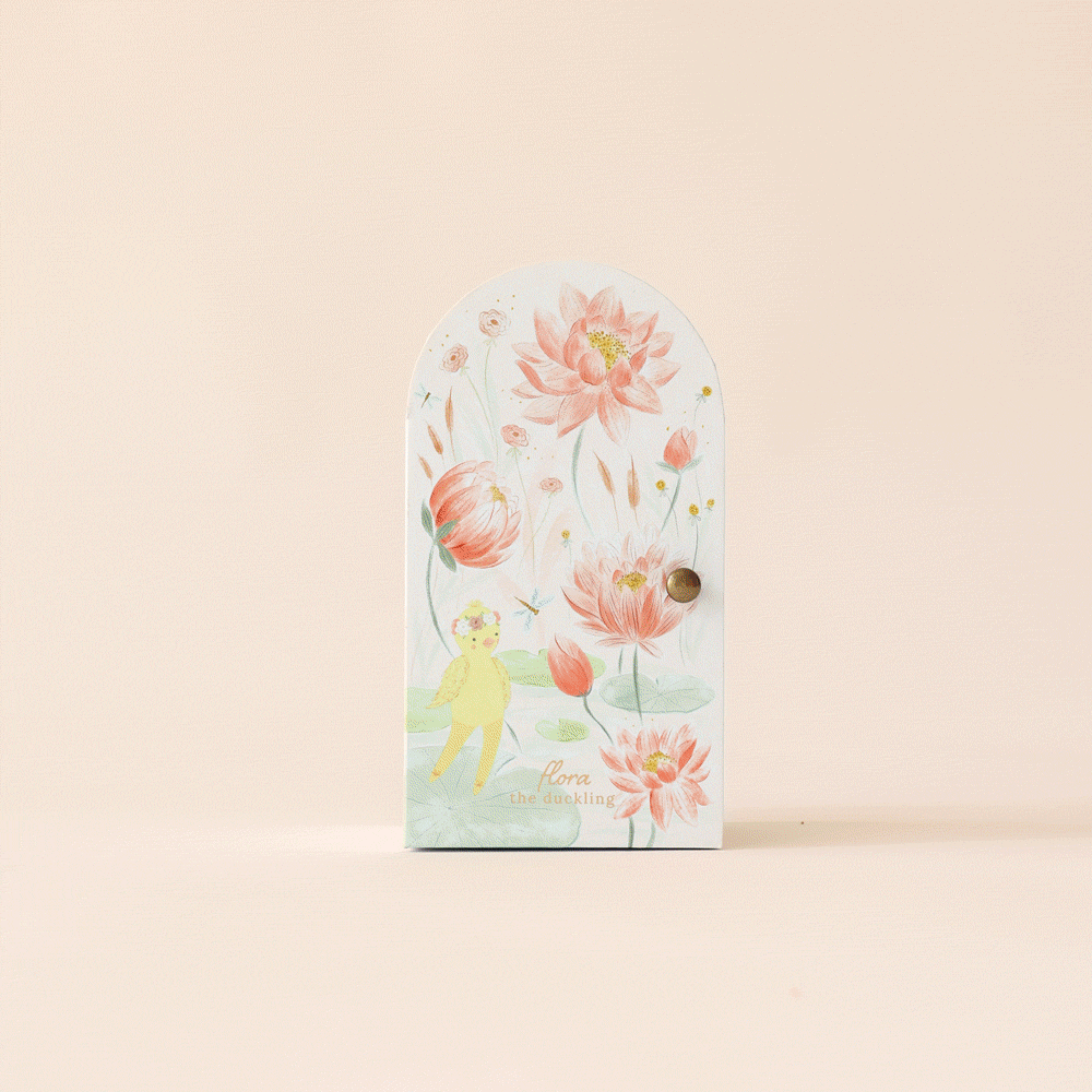 Cuddle + Kind Tiny Flora The Duckling (Mauve)