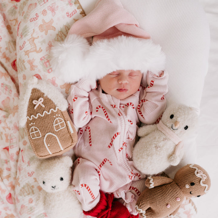 Cuddle + Kind Santa Hat | Baby Pink