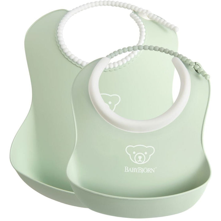 BabyBjörn Feeding Bib Set (Baby Bib + Small Baby Bib)