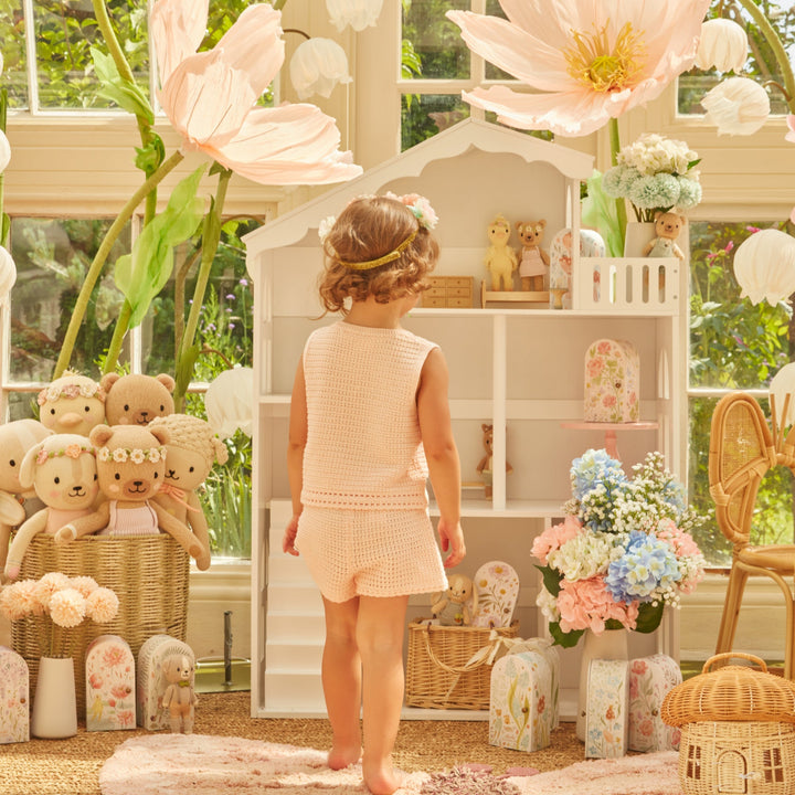 Cuddle + Kind Tiny Flora The Duckling (Mauve)