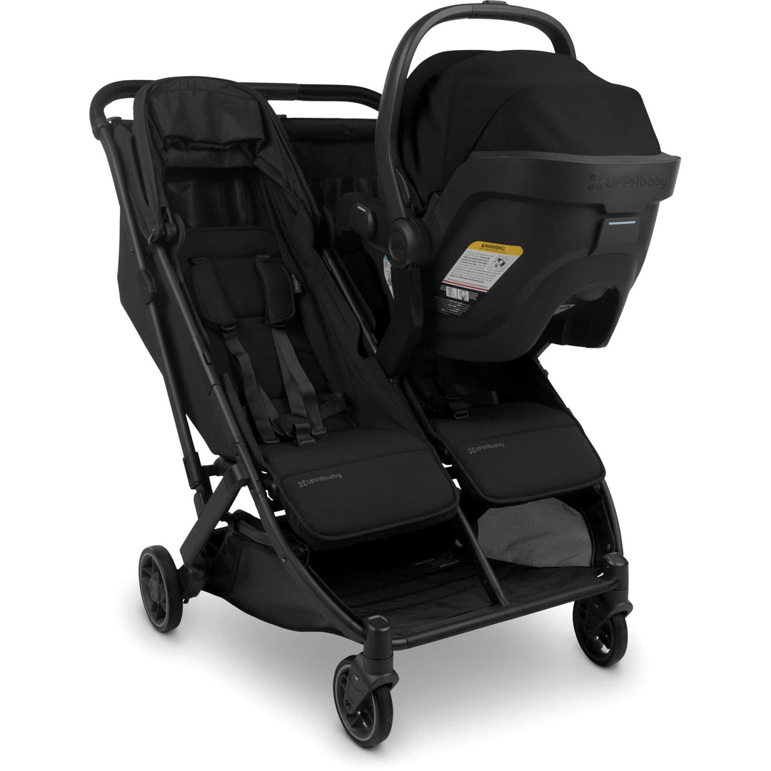 double stroller with infant car seat adapter UPPAbaby Minu Duo Infant Car Seat Adapters for Mesa & Aria – Shower Me With Love