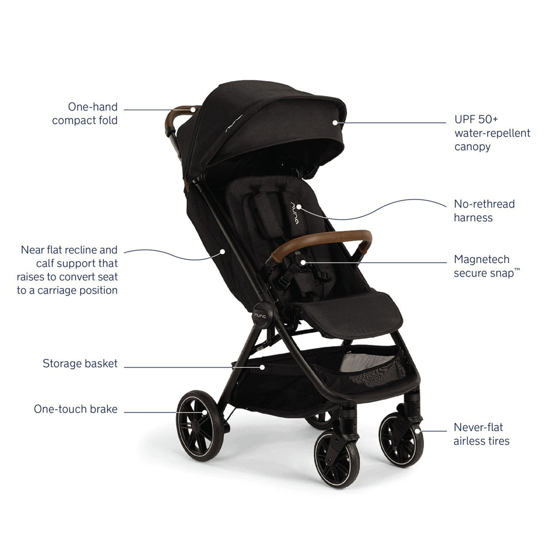 nuna white stroller Nuna TRVL LX Stroller + Carry Bag – Shower Me With Love