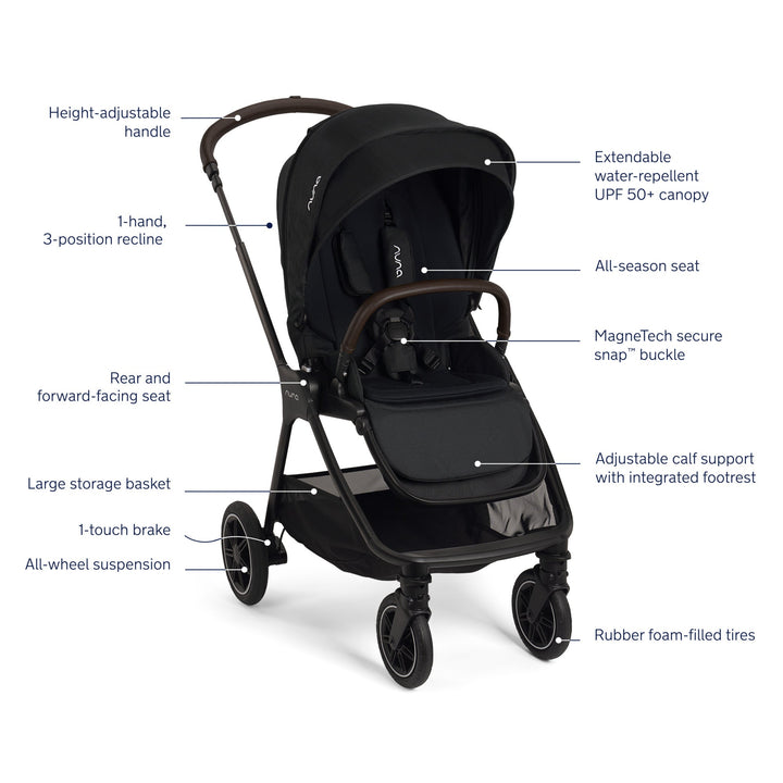 Nuna TRIV Next Stroller + PIPA Urbn Travel System