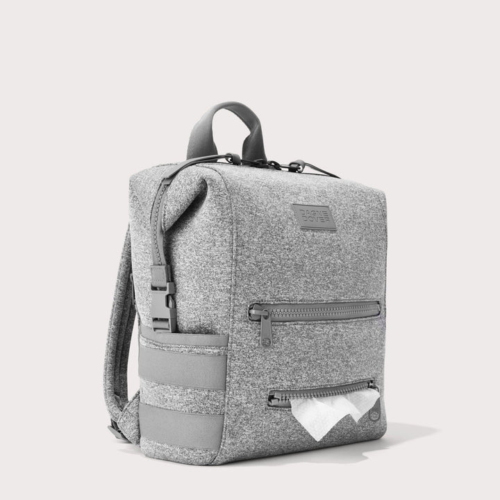 Dagne Dover Indi Diaper Backpack | Heather Grey