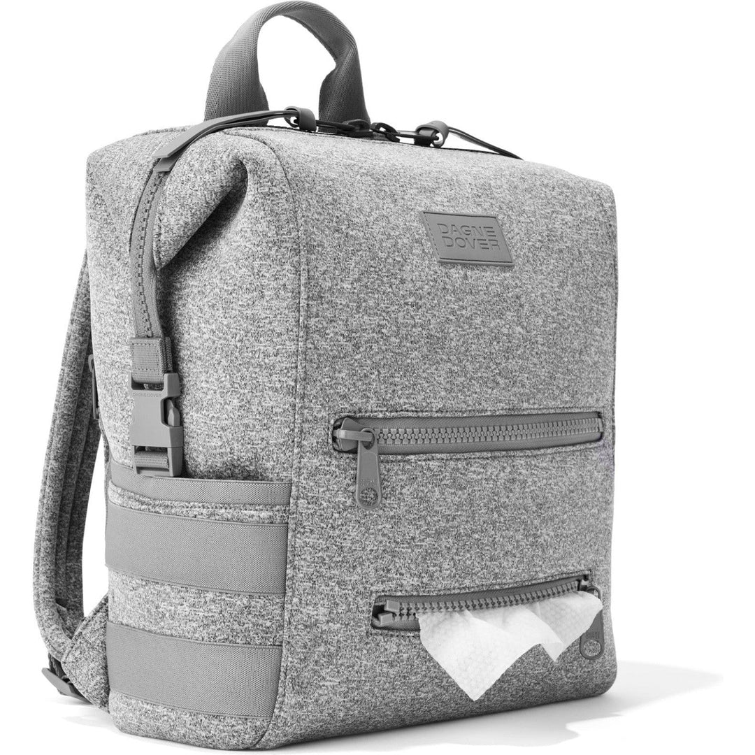 Dagne Dover Indi Diaper Backpack | Heather Grey