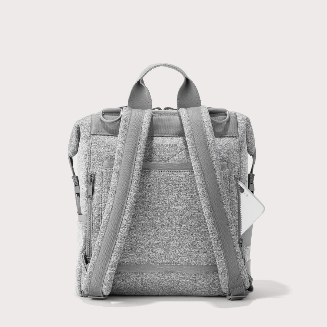 Dagne Dover Indi Diaper Backpack | Heather Grey