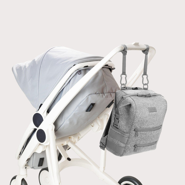 Dagne Dover Indi Diaper Backpack | Heather Grey