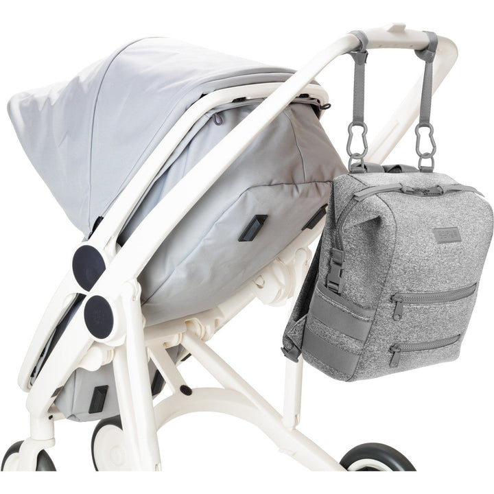 Dagne Dover Indi Diaper Backpack | Heather Grey