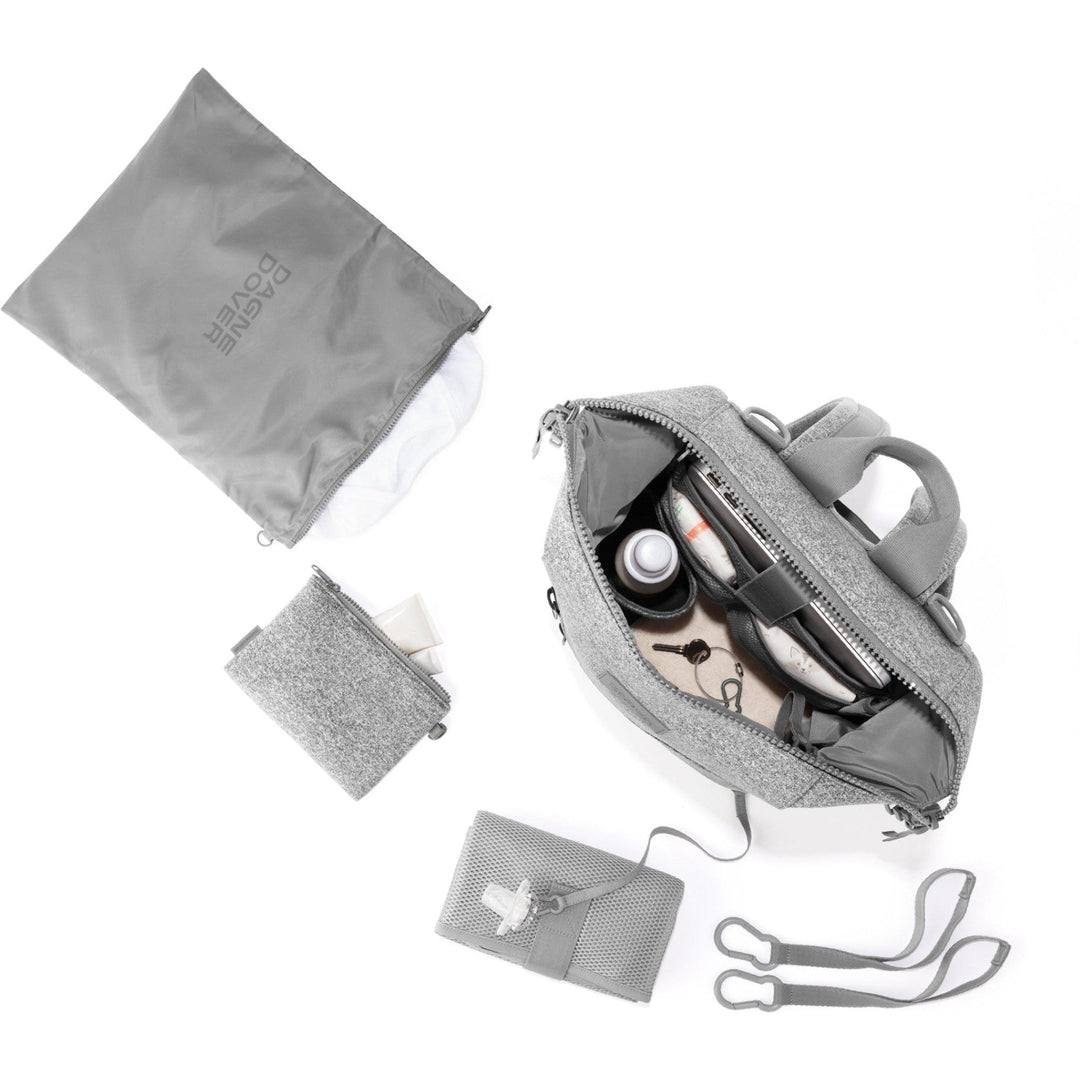 Dagne Dover Indi Diaper Backpack | Heather Grey