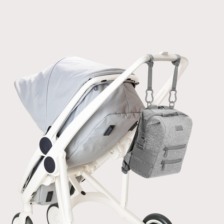 Dagne Dover Indi Diaper Backpack | Heather Grey