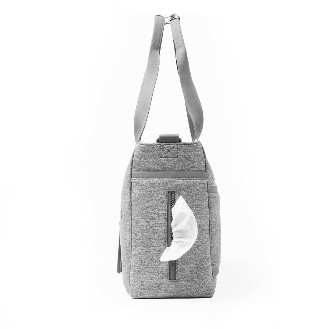 Dagne Dover Wade Diaper Tote | Heather Grey