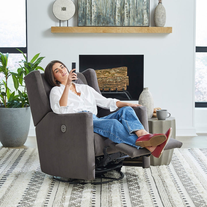 Best Chairs Lillian Swivel Glider Recliner