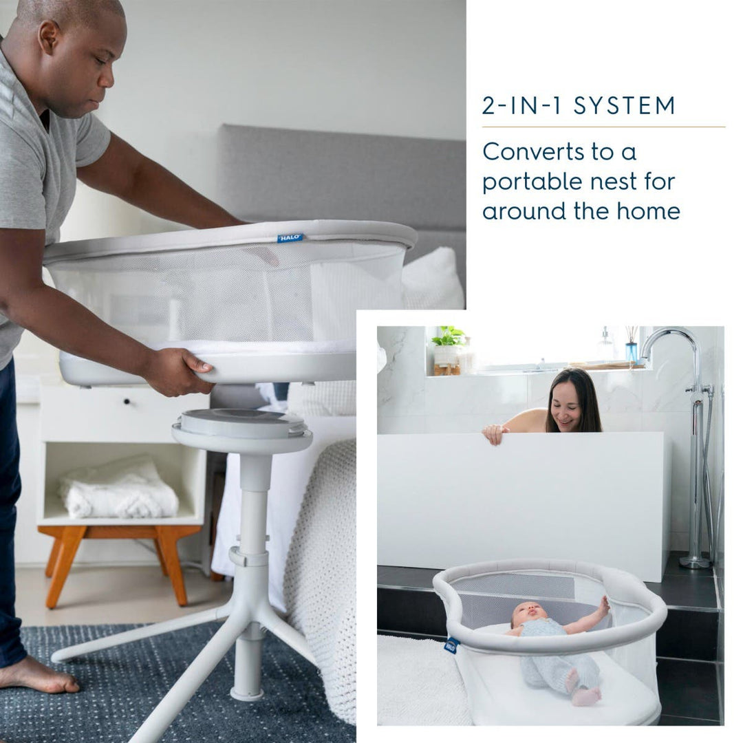 Halo Bassinest Swivel Sleeper 3.0 Gray