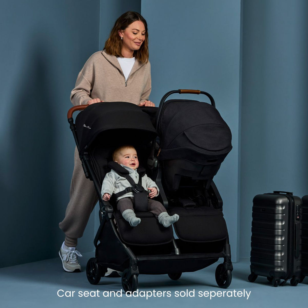 Silver Cross Jet Double Stroller + Accessory Bundle