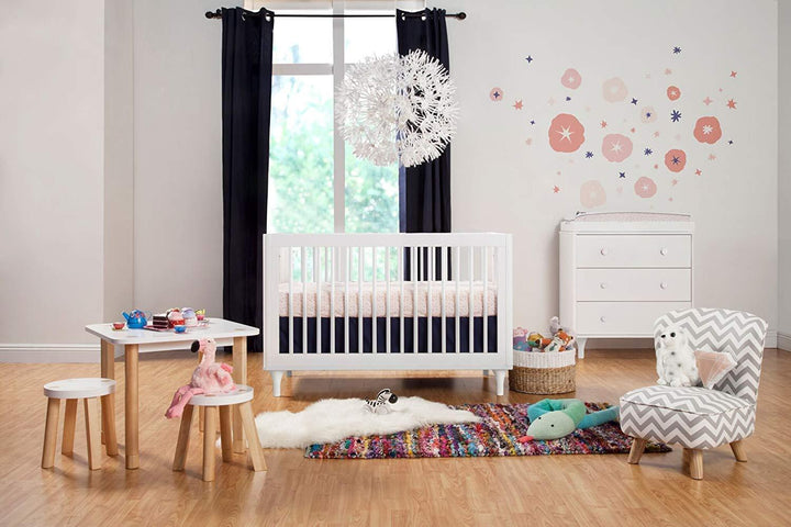 Babyletto Lolly 3-in-1 Convertible Crib with Toddler Bed Conversion Kit