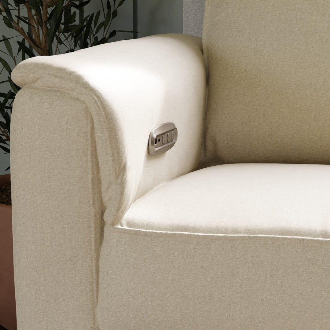 Monogram by Namesake Willa Power Glider Recliner with Adjustable Headrest & USB