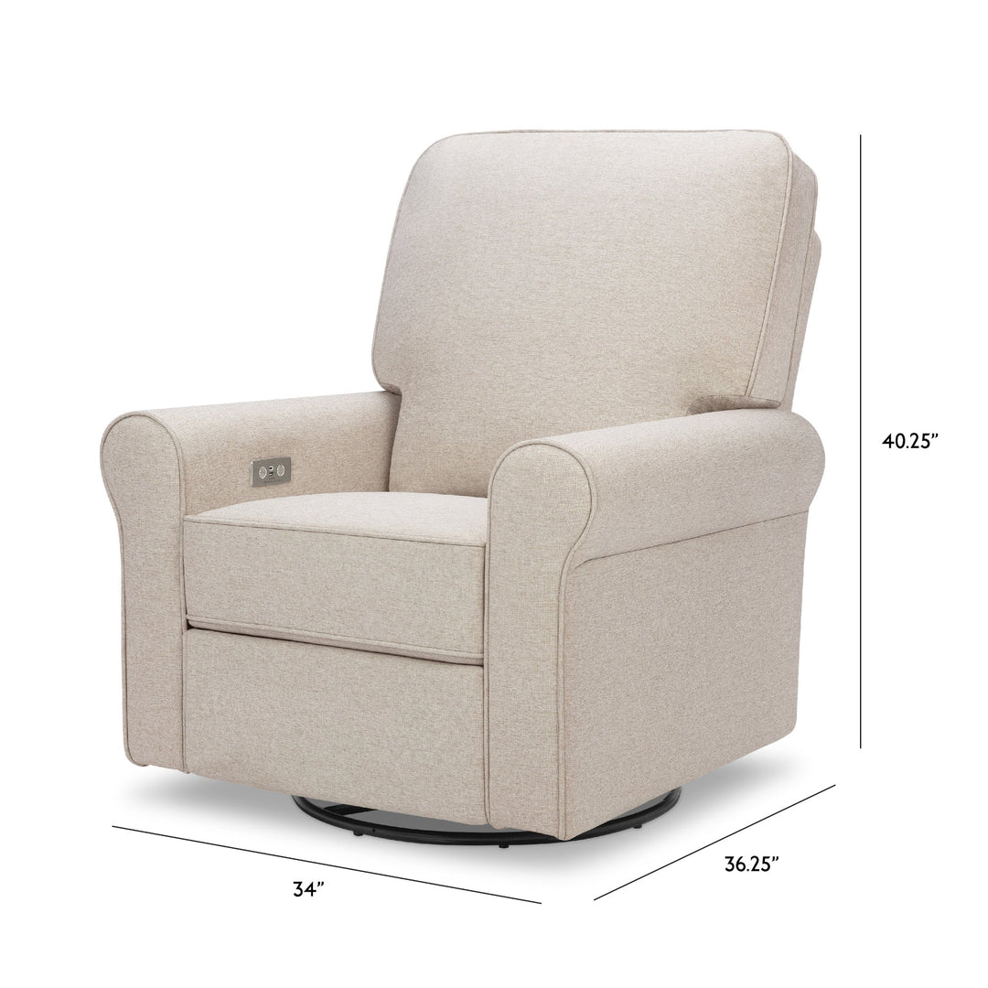 Monogram by Namesake Monroe Power Recliner &amp; Swivel Glider
