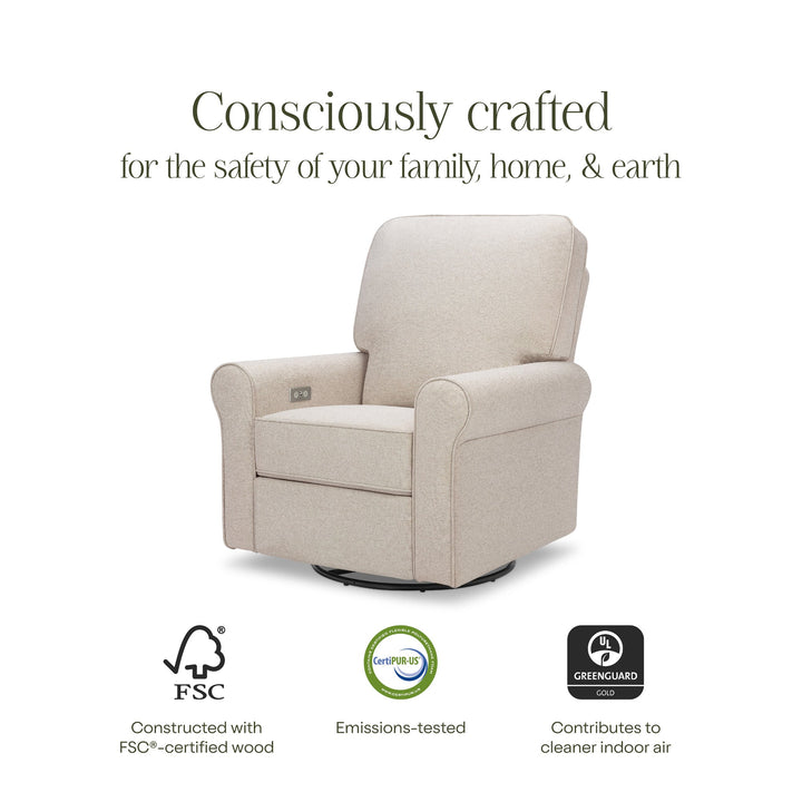 Monogram by Namesake Monroe Power Recliner &amp; Swivel Glider