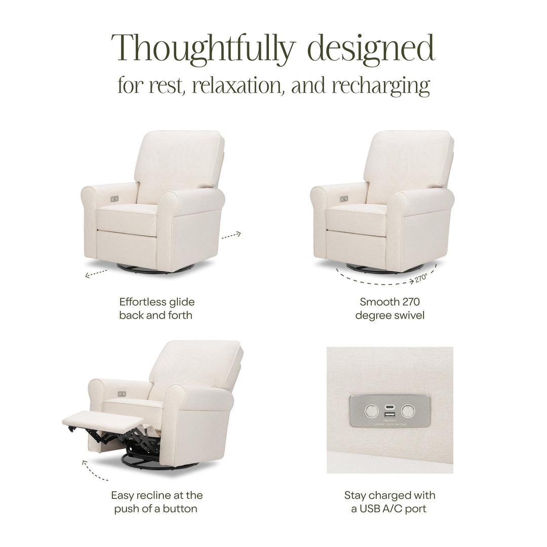 Monogram by Namesake Monroe Power Recliner &amp; Swivel Glider
