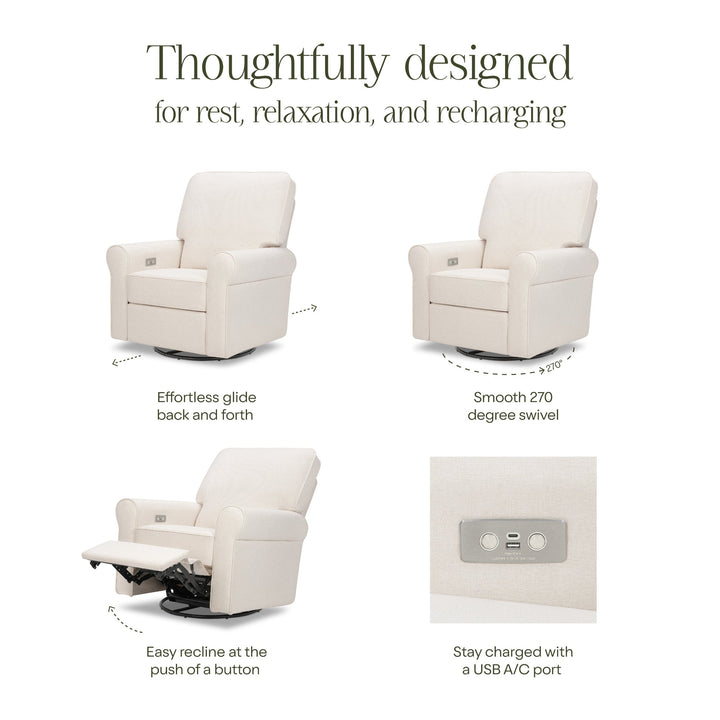 Monogram by Namesake Monroe Power Recliner &amp; Swivel Glider