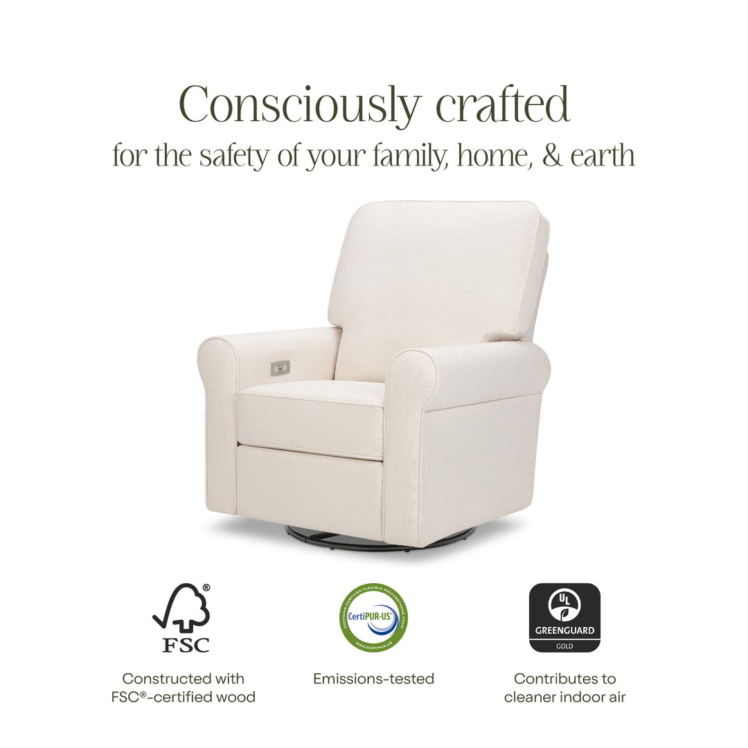 Monogram by Namesake Monroe Power Recliner &amp; Swivel Glider
