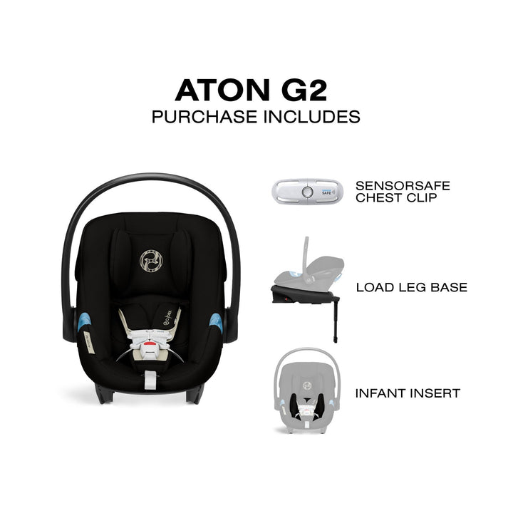 Cybex Aton G2 Infant Car Seat + Load Leg Base