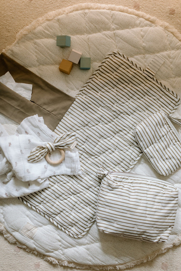 Pehr Striped On the Go Portable Changing Pad