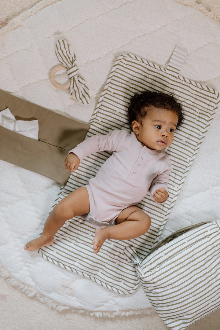 Pehr Striped On the Go Portable Changing Pad