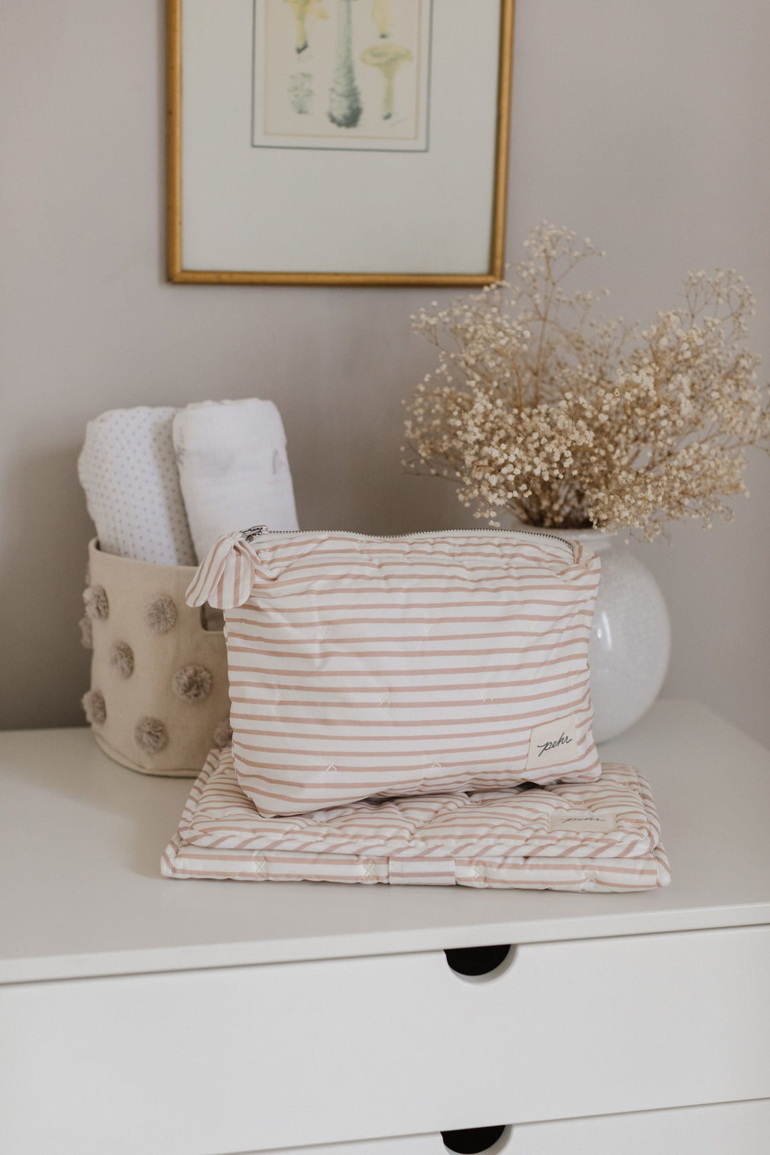 Pehr Striped On the Go Portable Changing Pad
