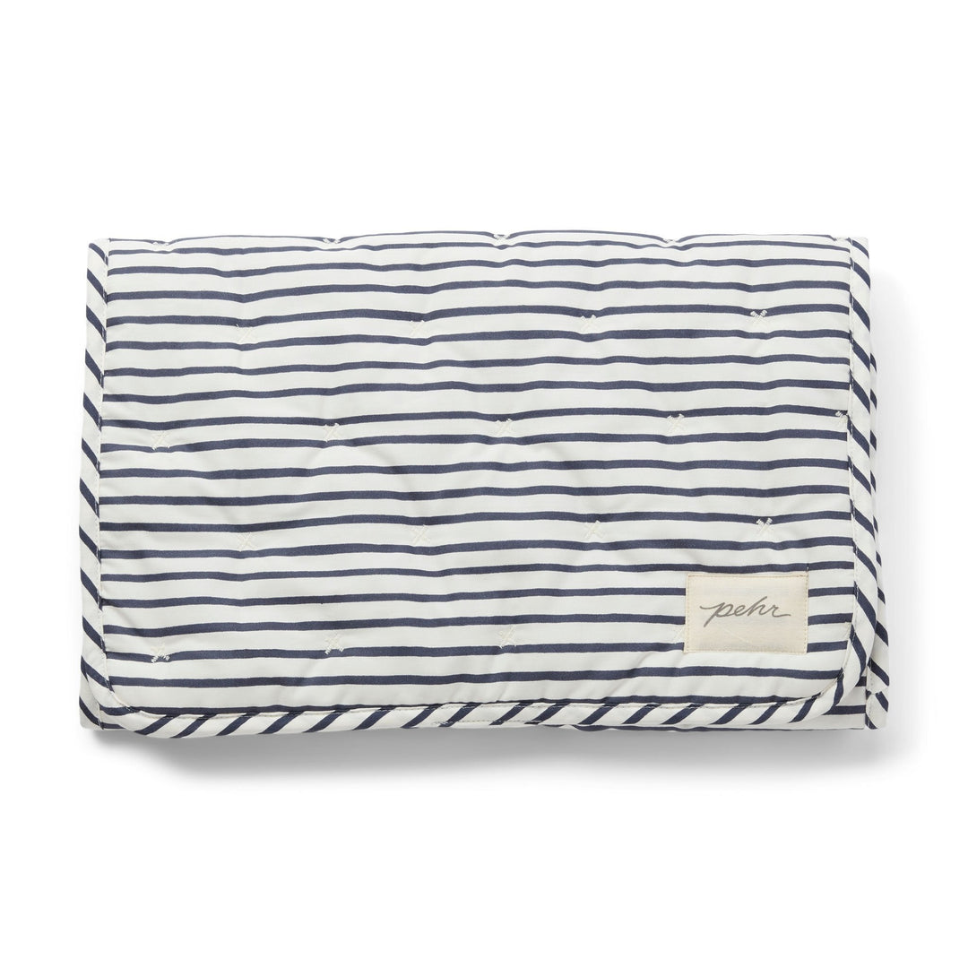 Pehr Striped On the Go Portable Changing Pad