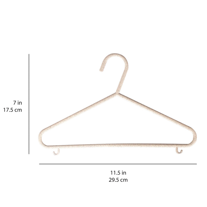 3 Sprouts Cream Wheat Straw Hangers (30 Per Set)