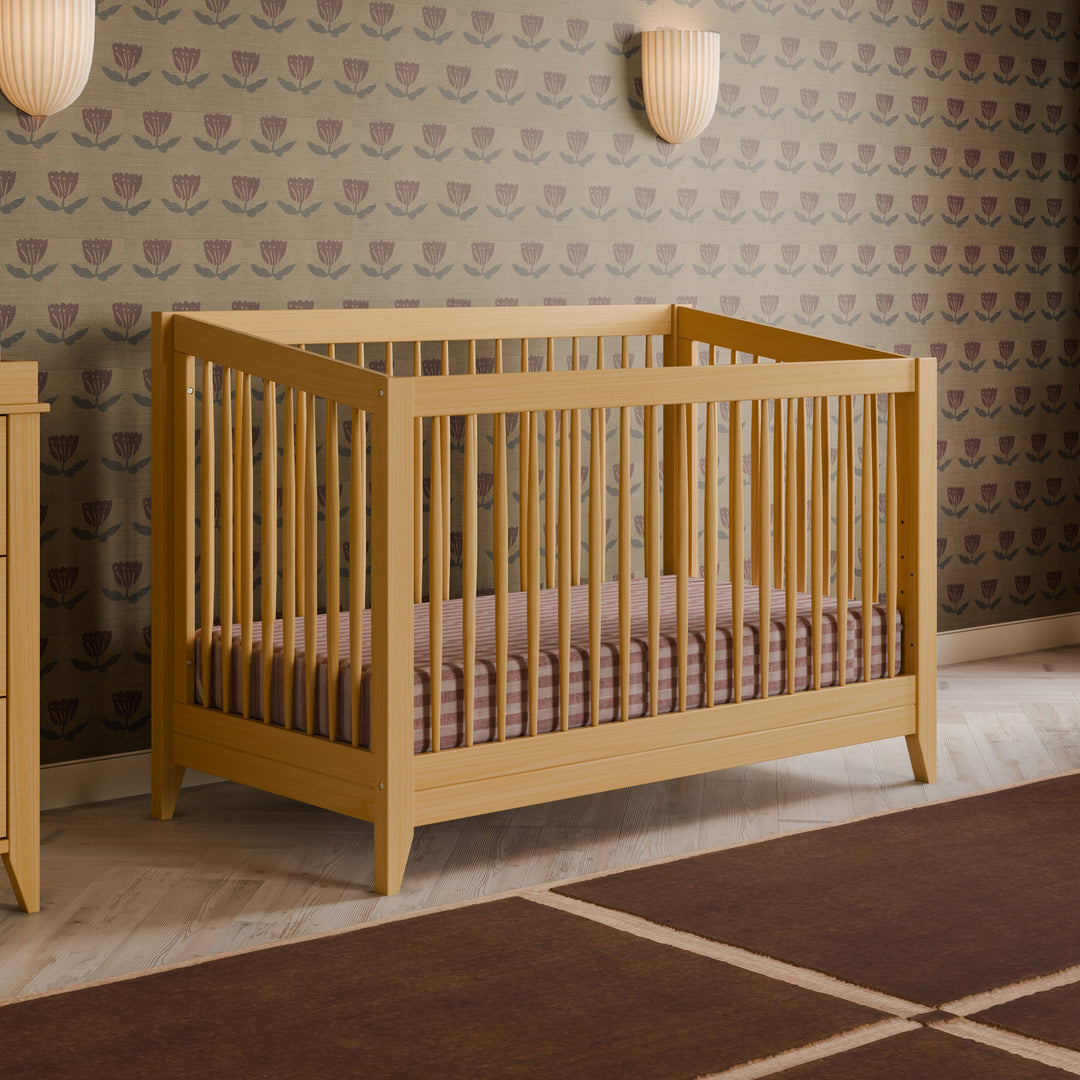 Babyletto Sprout 4-in-1 Convertible Crib with Toddler Bed Conversion Kit