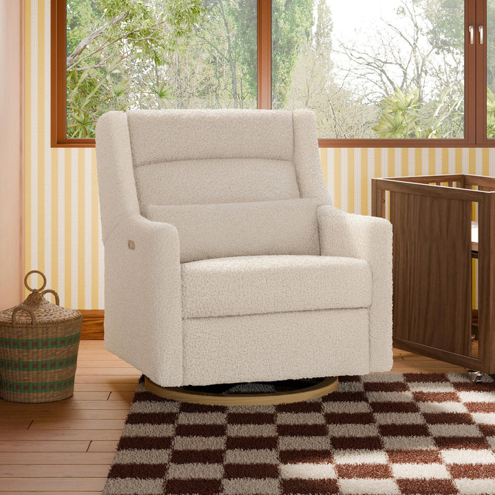 Babyletto Kiwi Plus Chair and a Half Power Recliner &amp; Swivel Glider with Power Adjustable Headrest and USB Port
