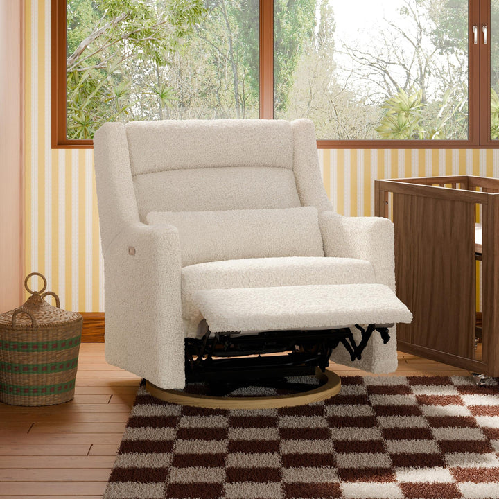 Babyletto Kiwi Plus Chair and a Half Power Recliner &amp; Swivel Glider with Power Adjustable Headrest and USB Port