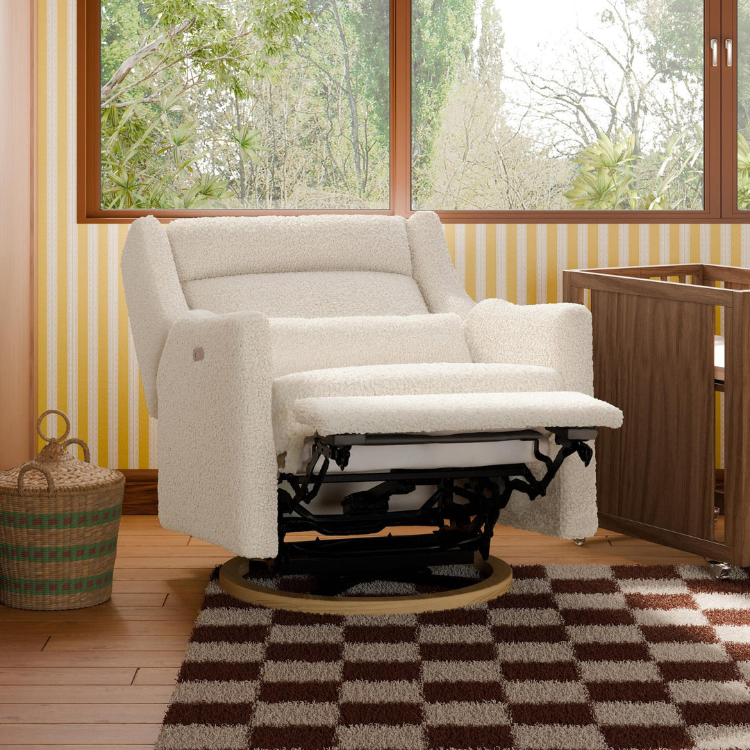 Babyletto Kiwi Plus Chair and a Half Power Recliner &amp; Swivel Glider with Power Adjustable Headrest and USB Port