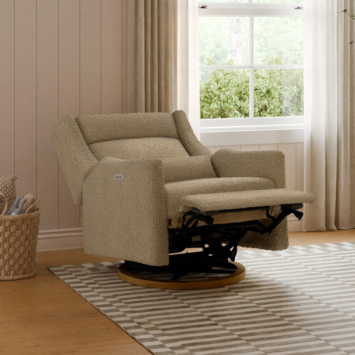 Babyletto Kiwi Plus Chair and a Half Power Recliner &amp; Swivel Glider with Power Adjustable Headrest and USB Port