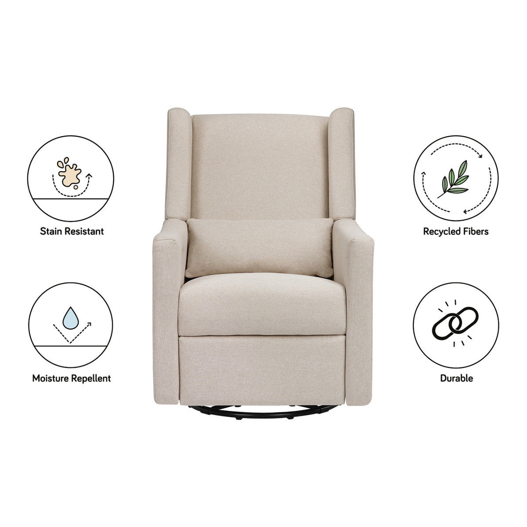 Babyletto Kiwi Electronic Recliner and Swivel Glider with USB Port