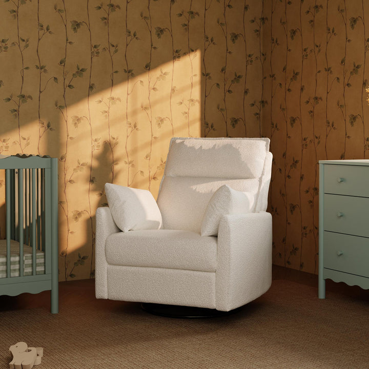 Babyletto Nori Extra Wide Electronic Recliner &amp; Swivel Glider with USB port