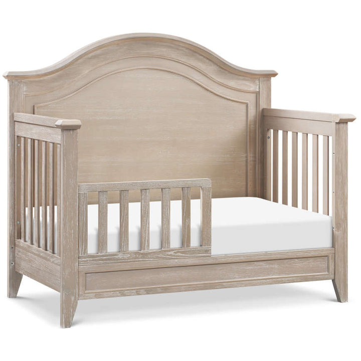 Monogram by Namesake Beckett Rustic 4-in-1 Convertible Curve-Top Crib