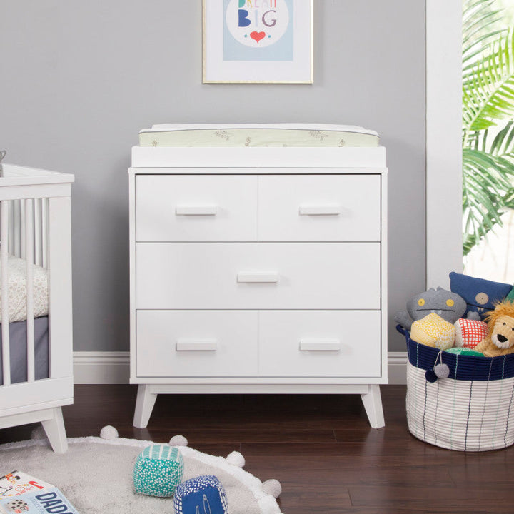 Babyletto Scoot 3-Drawer Changer Dresser with Removable Changing Tray