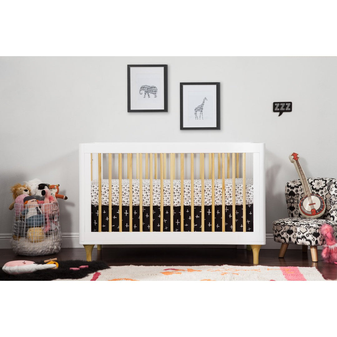 Babyletto Lolly 3-in-1 Convertible Crib with Toddler Bed Conversion Kit