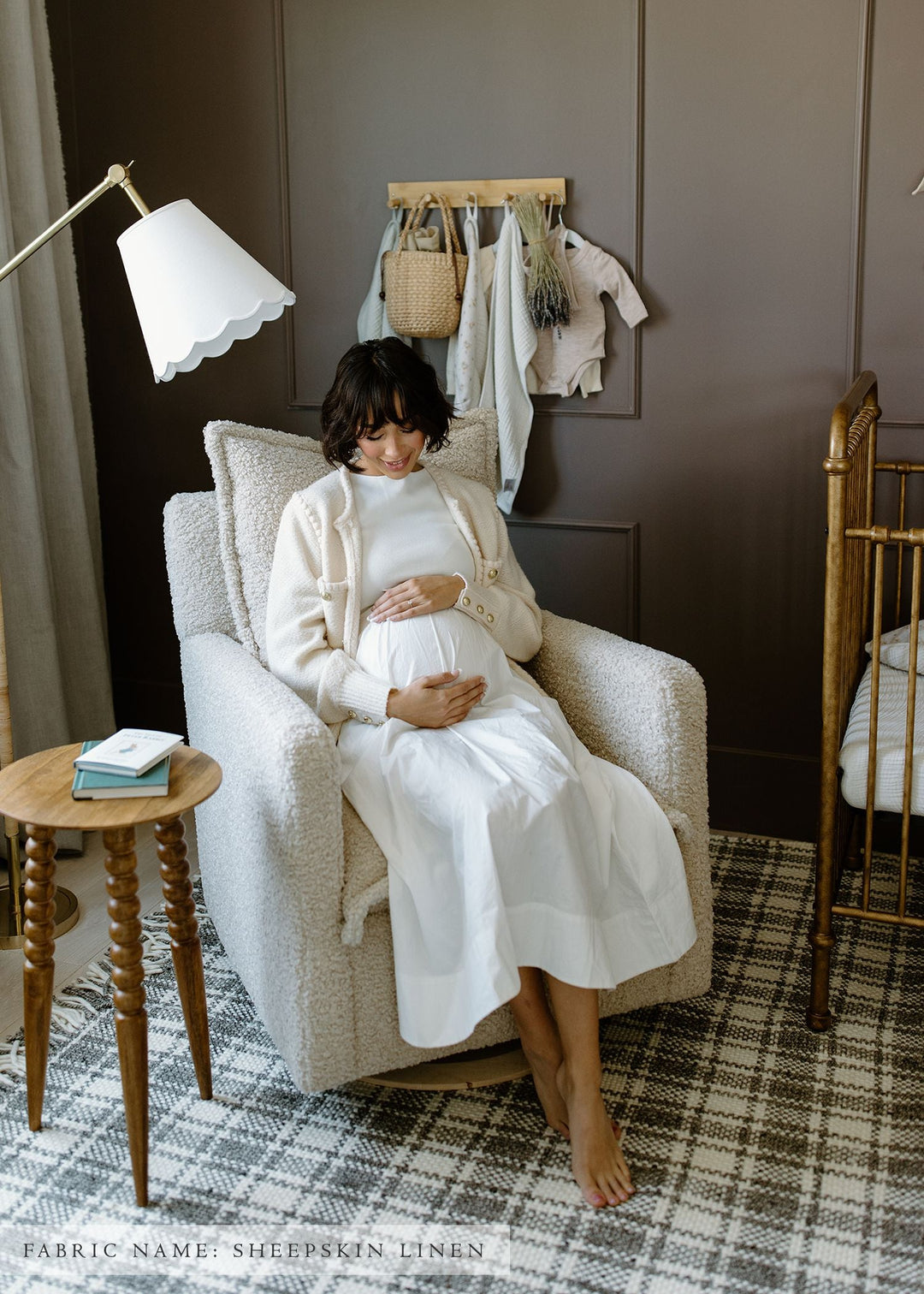 Olio Nola Swivel Glider – Shower Me With Love - Main Image