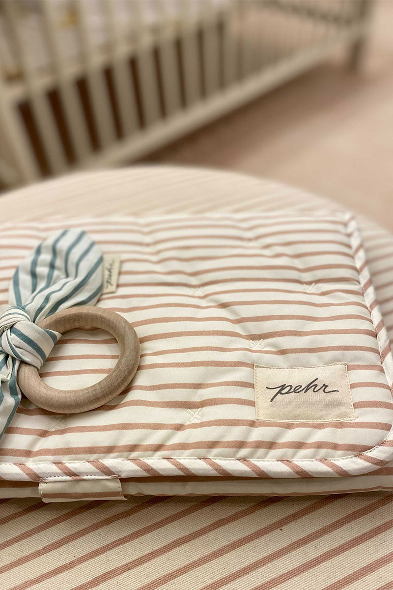 Pehr Striped On the Go Portable Changing Pad