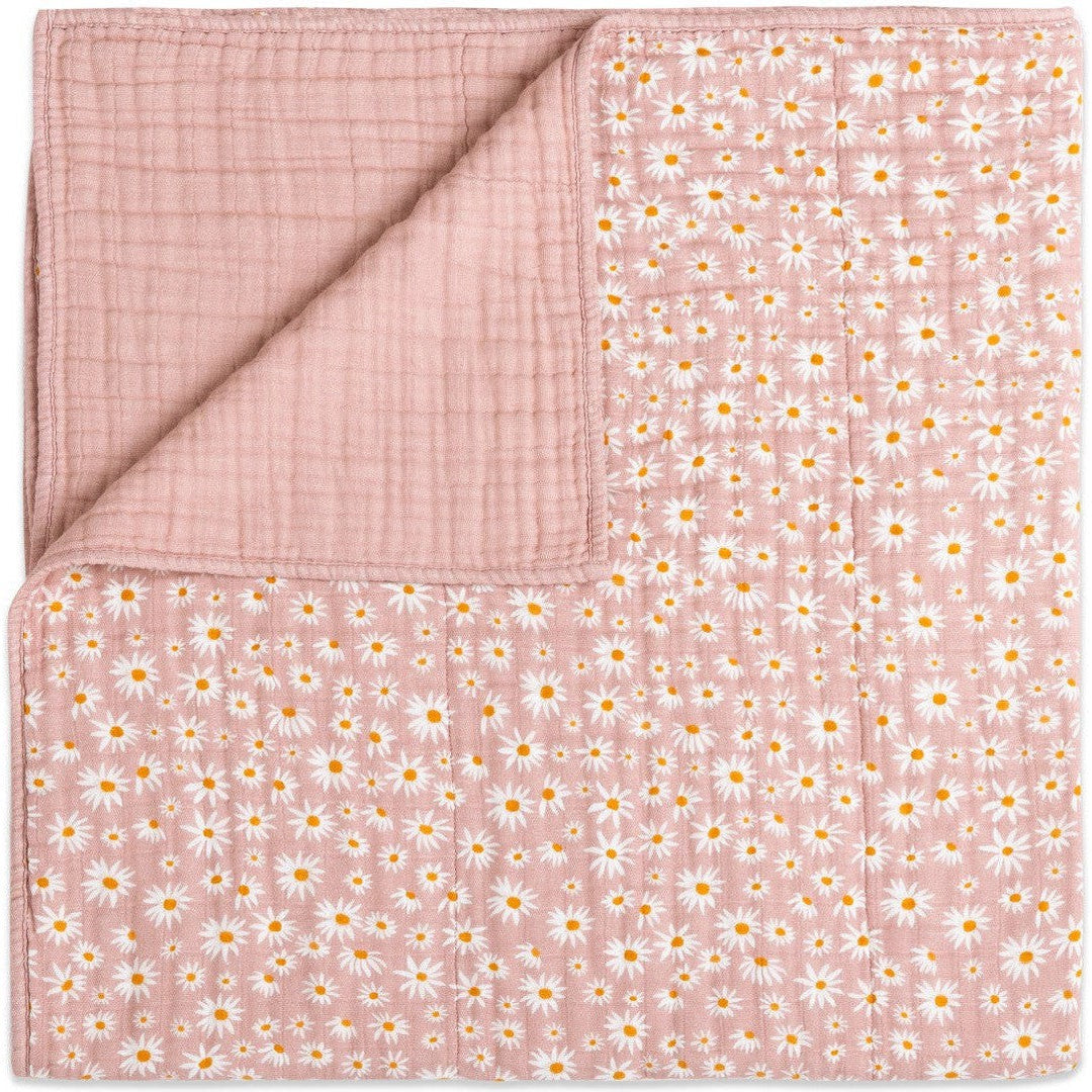 Babyletto Daisy Muslin Quilt in GOTS Certified Organic Cotton