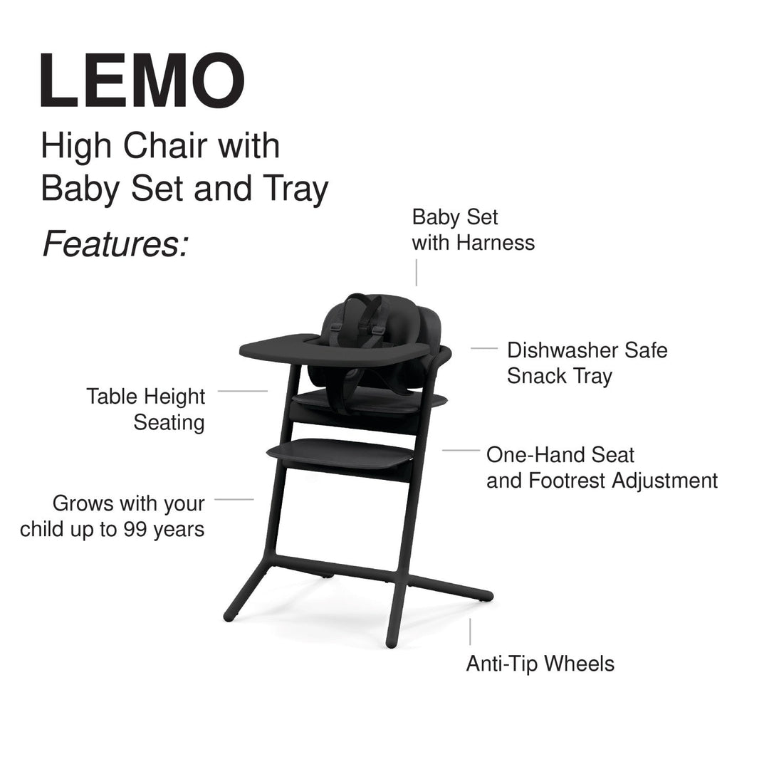 Cybex Lemo 2 High Chair 3-in-1 Set