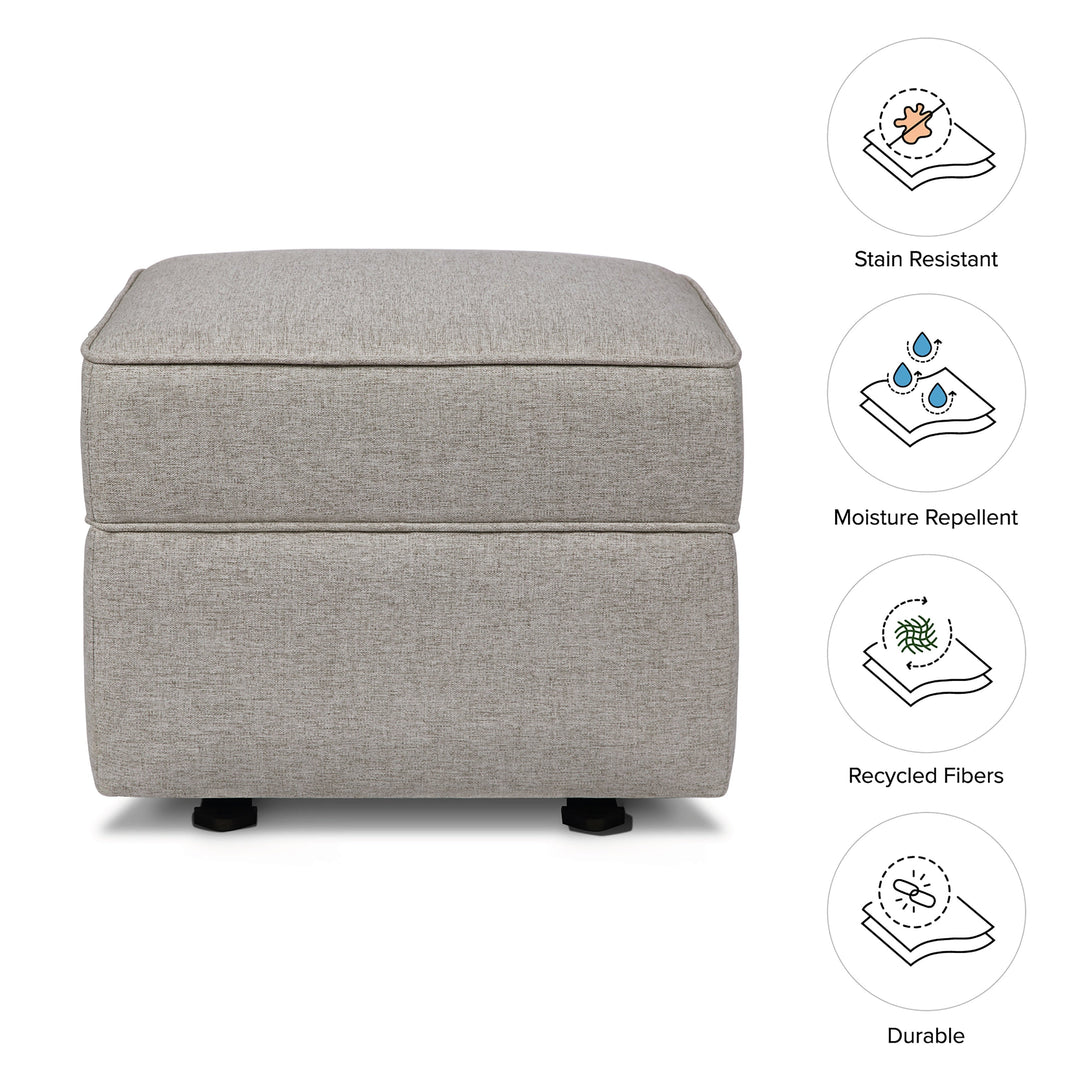 Namesake Willa-Alden Gliding Ottoman