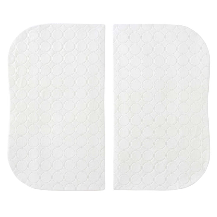 Halo Bassinest White Mattress Pad Twin 2-Pack